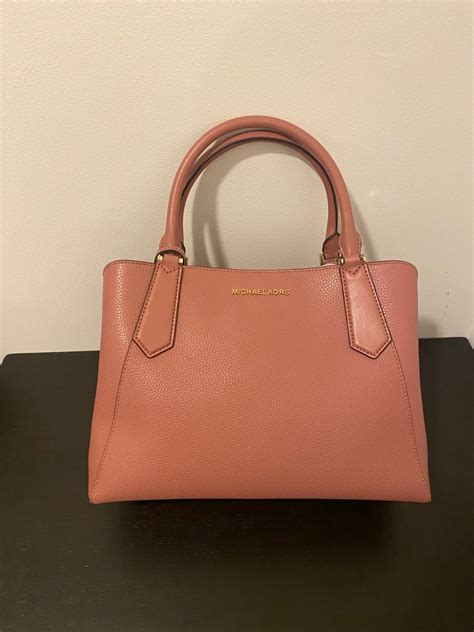 michael kors tasche kimberly damsonn lg ew satchel|Michael Kors Kimberly Lg EW Satchel Purse, Marigold And Taupe.